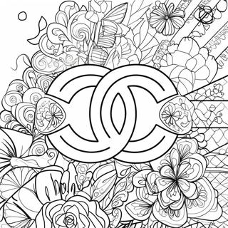 Chanel Logo Ausmalbild 70523-58303