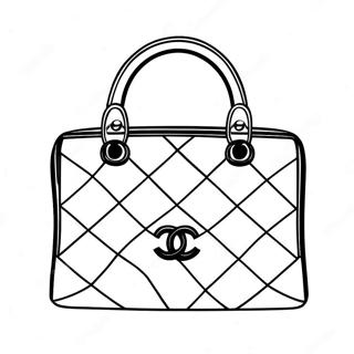 Chanel Handtasche Ausmalbild 70524-58307