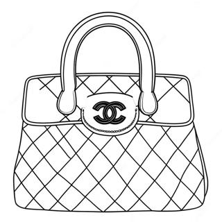 Chanel Handtasche Ausmalbild 70524-58308