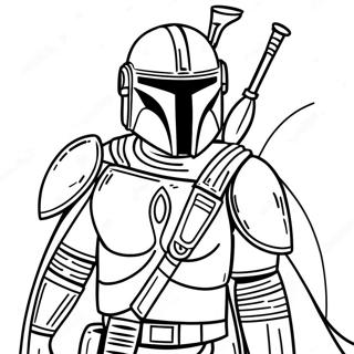 Star Wars Mandalorian Ausmalbilder