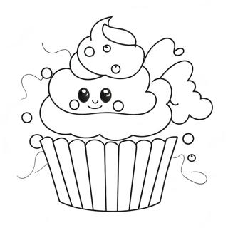 Leckeres Cupcake Backen Ausmalbild 7065-5749