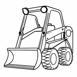 Skid Steer Schwerlastmaschine Ausmalbild 7104-5779