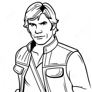 Han Solo Ausmalbild 71103-58766