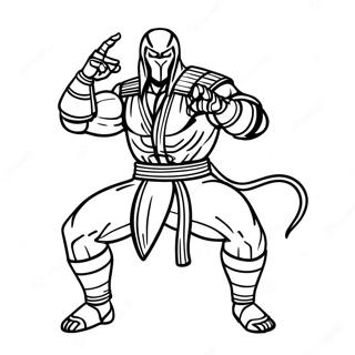 Mortal Kombat Scorpion Ausmalbild 71153-58805