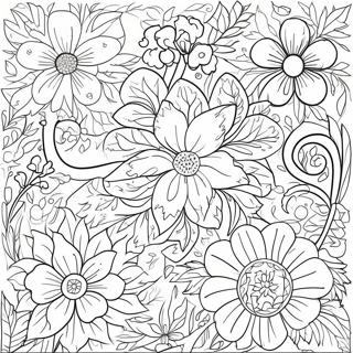 William Morris Blumenmuster Ausmalbild 71193-58837