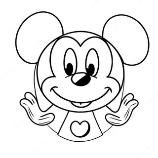 Mickey Mouse Gesicht Ausmalbild 71203-58847