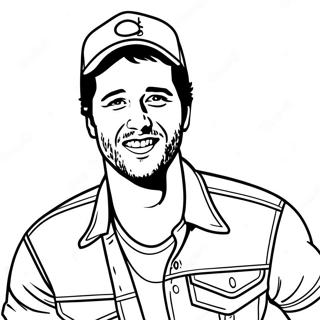 Luke Bryan Ausmalbilder