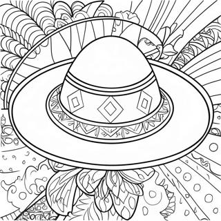 Sombrero Ausmalbild 71323-58928