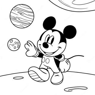 Mickey Mouse Clubhaus Weltraumabenteuer Ausmalbild 71433-59045