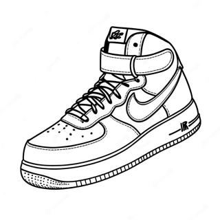 Air Force 1 Sneaker Ausmalbild 7174-5835