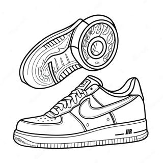 Air Force 1 Sneaker Ausmalbild 7174-5836