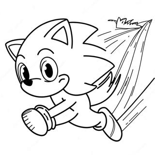 Sonic Der Igel Beim Rasen Ausmalbild 71914-59418