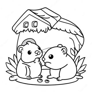 Hamster Und Gretel Ausmalbild 71933-59444