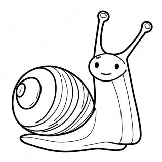 Niedlicher Gary Die Schnecke Ausmalbild 7195-5853