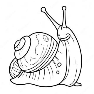 Niedlicher Gary Die Schnecke Ausmalbild 7195-5854