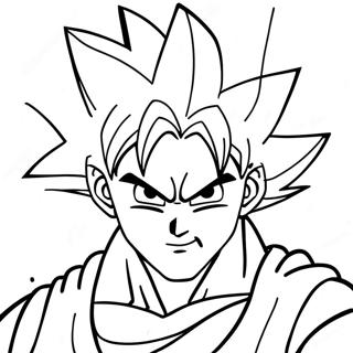 Goku In Super Saiyajin Form Ausmalbild 72054-59532