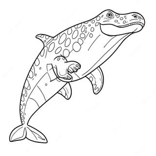 Mosasaurus Ausmalbild 7214-5866