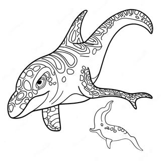 Mosasaurus Ausmalbild 7214-5868