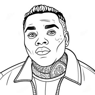 Kevin Gates Ausmalbild 72254-59674