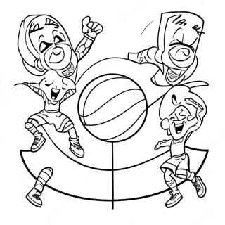 Harlem Globetrotters Basketball Trick Shots Ausmalbild 72405-59792