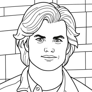 Cooler Steve Harrington Mit Haar Ausmalbild 72515-59889