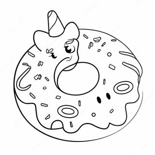 Einhorn Donut Ausmalbild 72544-59911