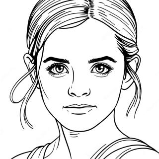 Emma Watson Ausmalbild 72674-60014