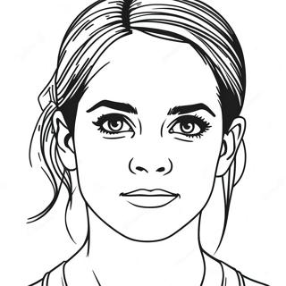 Emma Watson Ausmalbild 72674-60015