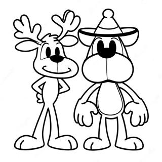 Rocky Und Bullwinkle Ausmalbild 72824-60143