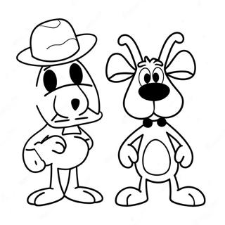 Rocky Und Bullwinkle Ausmalbild 72824-60144