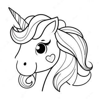 Einhorn Emoji Ausmalbild 72864-60156