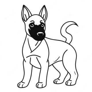 Belgischer Malinois Ausmalbilder