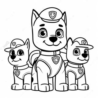 Paw Patrol Moto Welpen Ausmalbilder