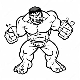 Hulk Smash Ausmalbild 72925-60211