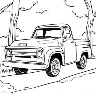 Pickup Truck Ausmalbilder