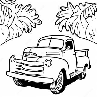 Vintage Pickup Truck Ausmalbild 72935-60217