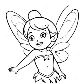 Tinker Bell Mit Funkelnden Flugeln Ausmalbild 72965-60245