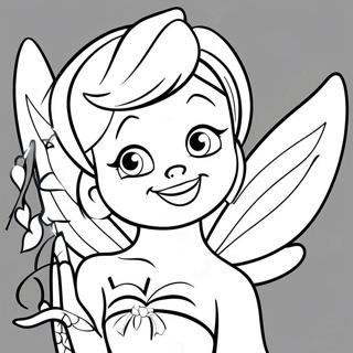 Tinker Bell Mit Funkelnden Flugeln Ausmalbild 72965-60246