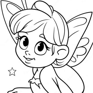 Tinker Bell Mit Funkelnden Flugeln Ausmalbild 72965-60248