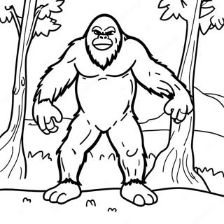 Sneaky Sasquatch Ausmalbilder