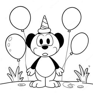 Oswald Mit Bunten Ballons Ausmalbild 73205-60439