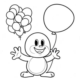 Oswald Mit Bunten Ballons Ausmalbild 73205-60440