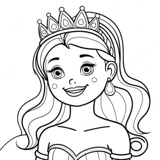 Glitzernde Lol Prinzessin Ausmalbild 73215-60445