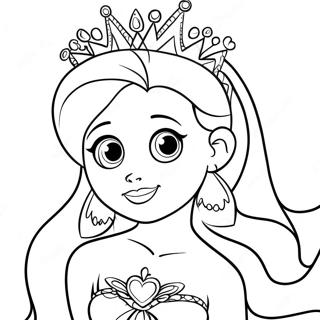 Glitzernde Lol Prinzessin Ausmalbild 73215-60446