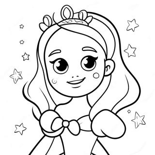 Glitzernde Lol Prinzessin Ausmalbild 73215-60447