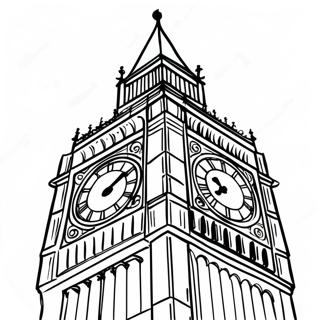 Big Ben Turm Ausmalbild 73275-60511