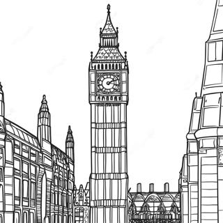 Big Ben Turm Ausmalbild 73275-60512