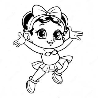 Betty Boop Beim Tanzen Ausmalbild 732-585