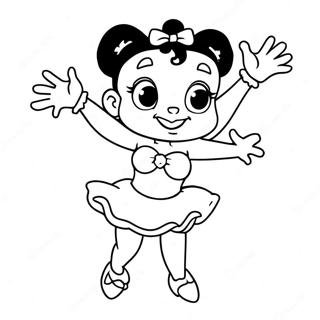 Betty Boop Beim Tanzen Ausmalbild 732-586