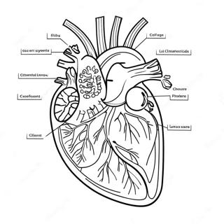 Diagramm Des Kreislaufsystems Ausmalbild 73324-60543